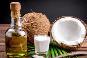 Coconut milk and MCT oil.